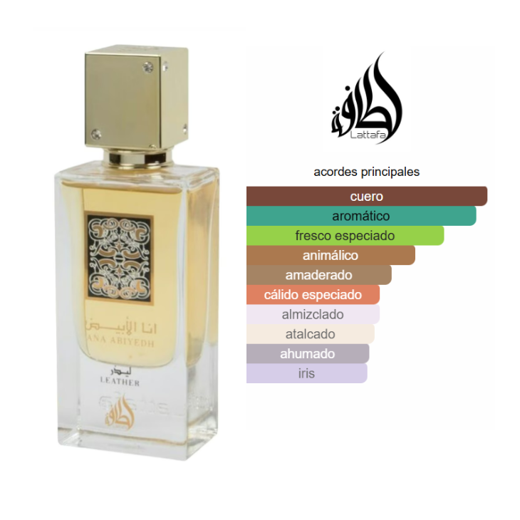 LATTAFA Ana Abiyedh Leather 60ml Edp Unisex