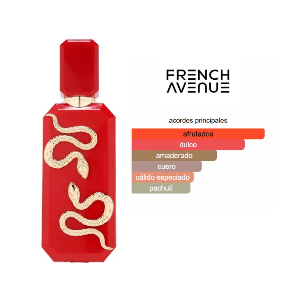 FRENCH AVENUE Veneno Scarlet 100ml Edp Unisex