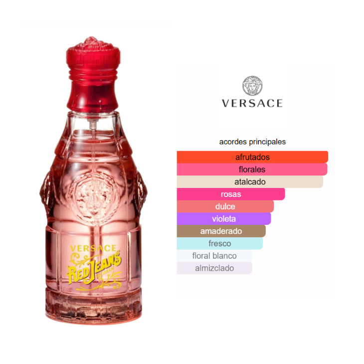 VERSACE  Red Jeans Edt 75ml Mujer