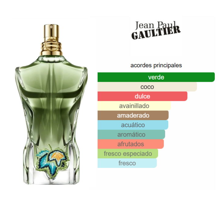 JEAN PAUL GAULTIER Le Beau Paradise Garden 125ml Edp Hombre