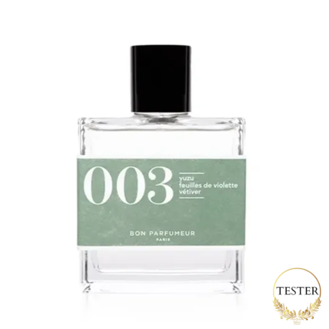 BON PARFUMEUR 003 Yuzu, Violet Leaves, Vetiver CL Edp 100ml Unisex TESTER