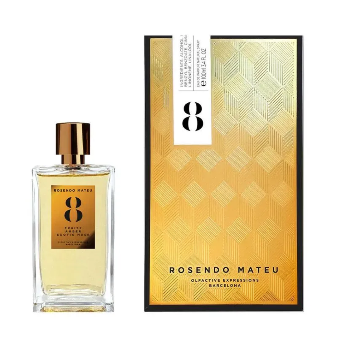 ROSENDO MATEU 8 Fruity Amber Exotic Musk 100ml Edp Unisex