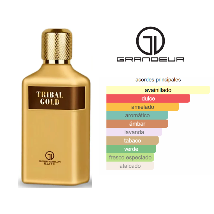 GRANDEUR Tribal Gold Edp 100ml Hombre