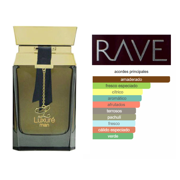 RAVE Luxuré Man 100ml Edp Hombre