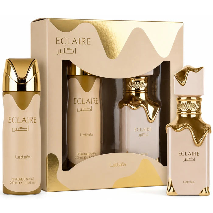 LATTAFA Eclaire 100ml Edp + 200ml Perfumed Spray