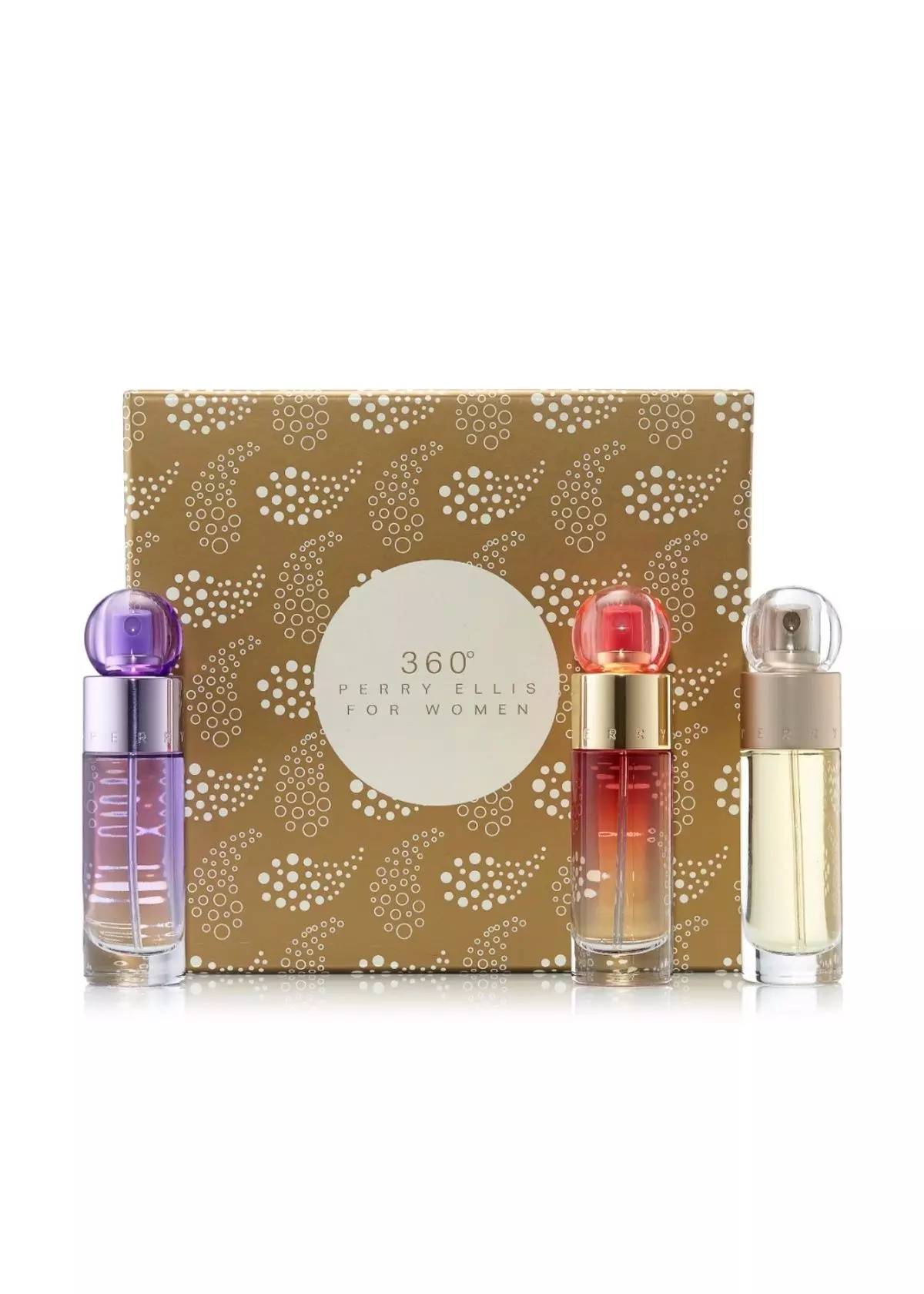Perry Ellis 360 Women Edt 30ml+Coral Edp 30ml+Purple Edp 30ml