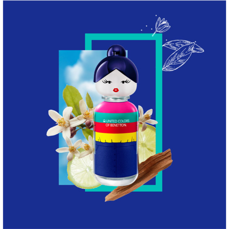 BENETTON Sisterland Blue Neroli EDT 80ml Mujer - Imagen 2