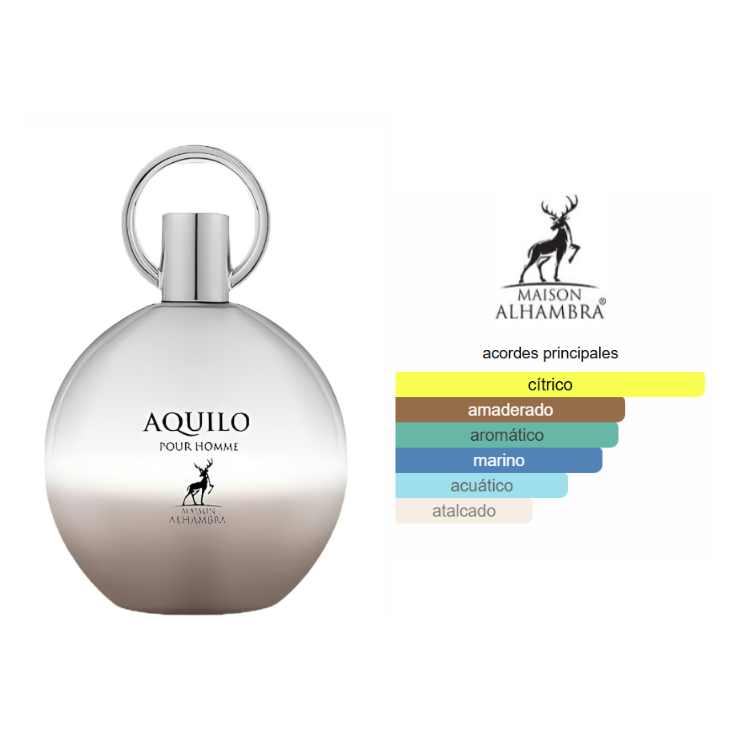 MAISON ALHAMBRA Aquilo 100ml Edp Hombre - Imagen 3