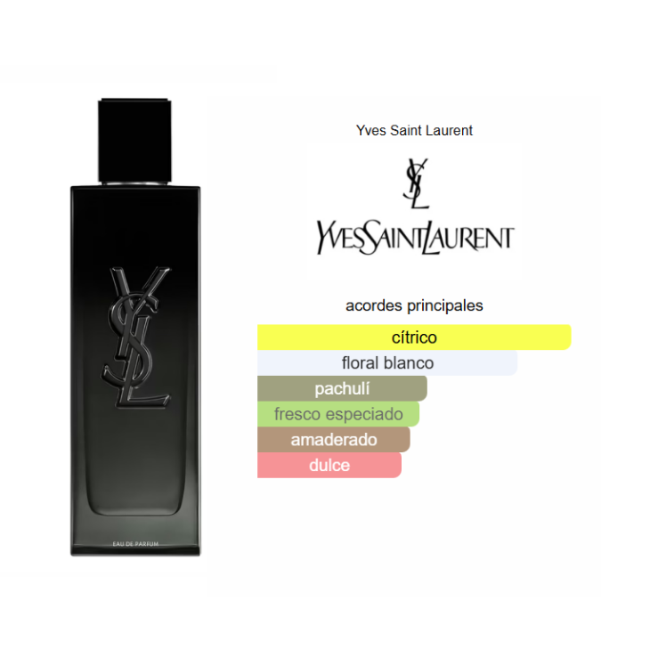 YVES SAINT LAURENT Myslf 100ml Edp Hombre - Imagen 3