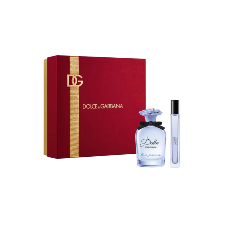 DOLCE AND GABANNA Set Blue Jasmine 75ml+mini 10ml Edp Mujer