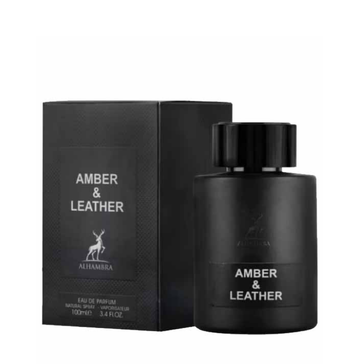 MAISON ALHAMBRA Amber & Leather 100ml Edp Hombre