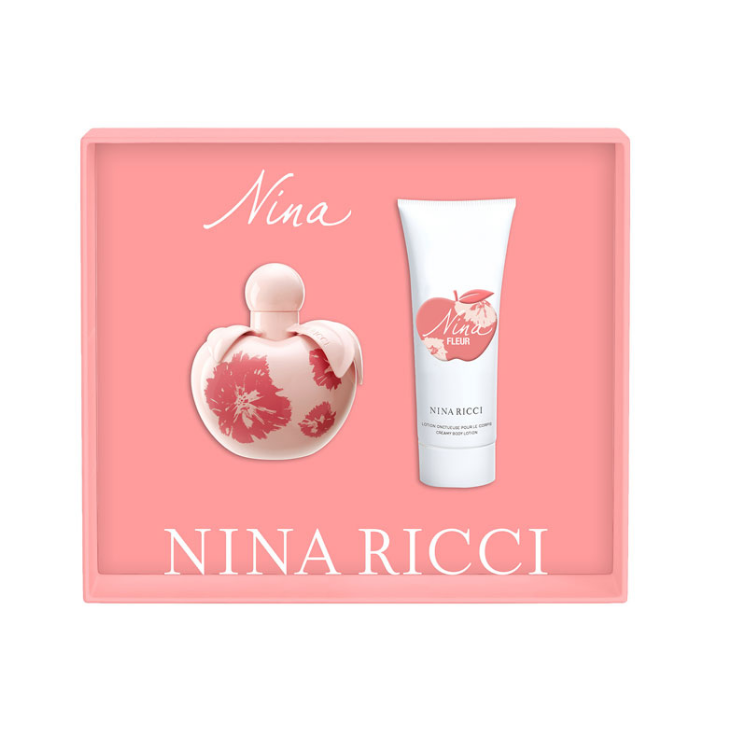 NINA RICCI Set Fleur 80ml + Body Lotion Edt Mujer