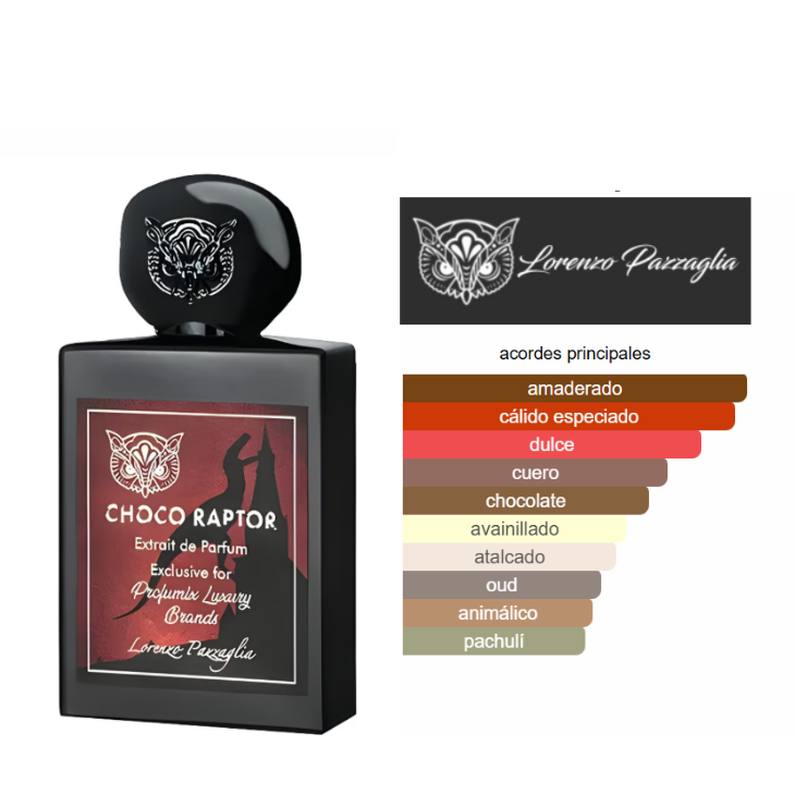 LORENZO PAZZAGLIA Choco Raptor 50ml Extrait De Parfum Unisex - Imagen 3