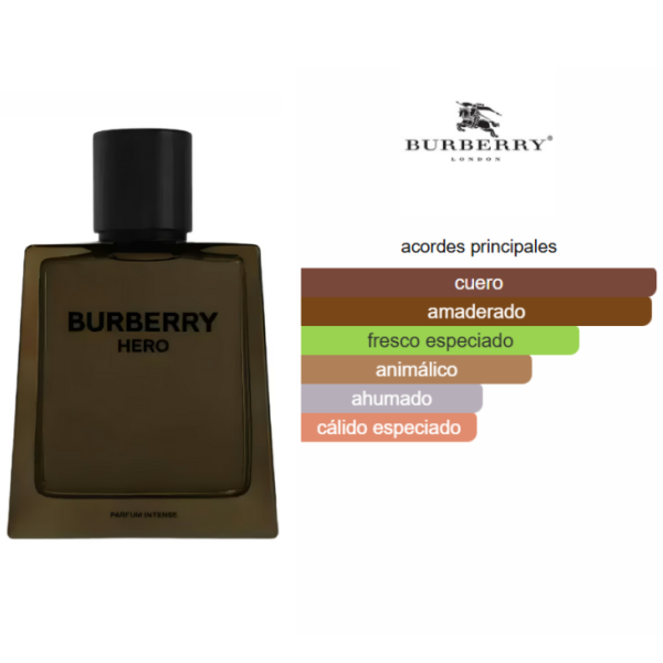 BURBERRY Hero Intense 100ml Parfum Hombre - Imagen 3