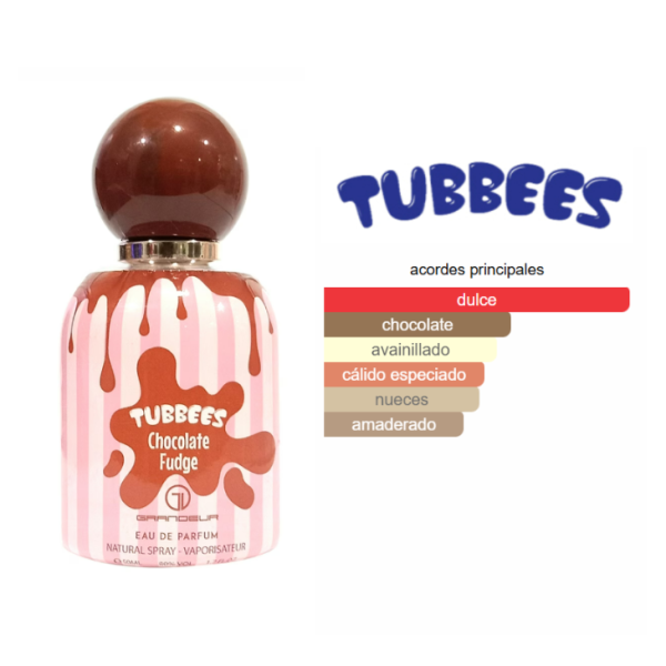 GRANDEUR Tubbees Chocolate Fudge Edp 50ml Unisex - Imagen 3