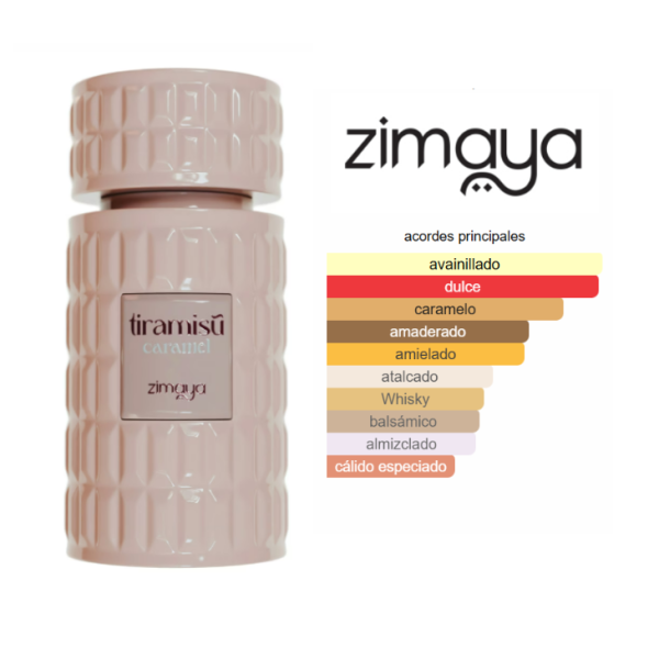 ZIMAYA Tiramisú Caramel Edp 100ml Unisex - Imagen 3
