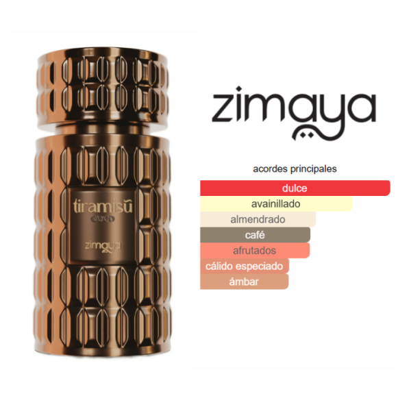 ZIMAYA Tiramisu Coco Edp 100ml Unisex - Imagen 3