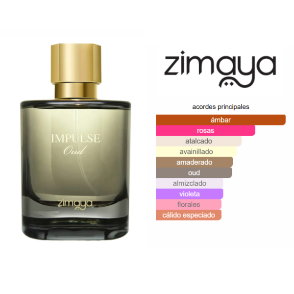 ZIMAYA Impulse Oud Edp 100ml Hombre - Imagen 3