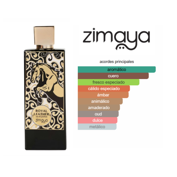 ZIMAYA Royal Leather Edp 100ml Hombre - Imagen 3