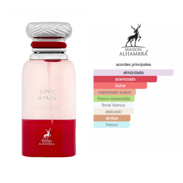MAISON ALHAMBRA Love Spark Edp 80ml Unisex - Imagen 3
