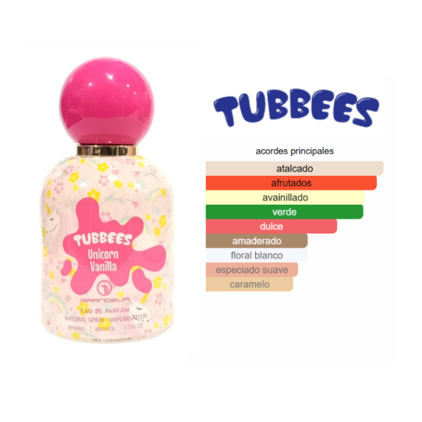 GRANDEUR Tubbees Unicorn Vanilla Edp 50ml Unisex - Imagen 3