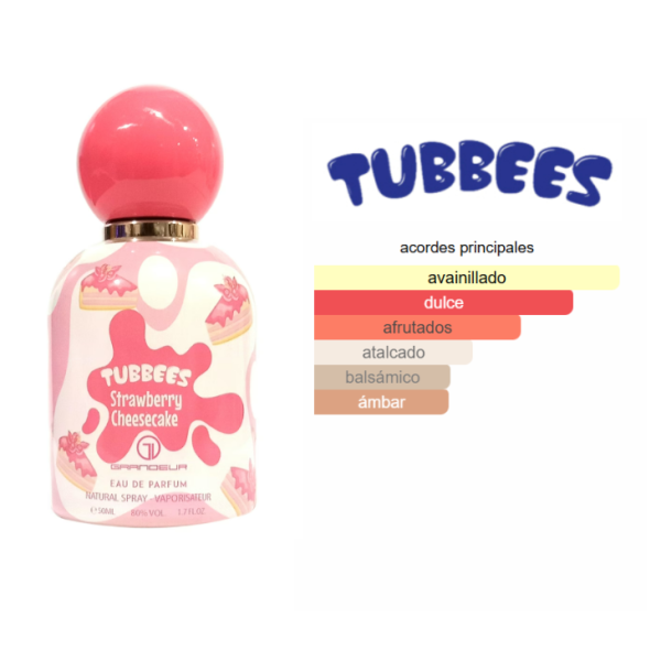 GRANDEUR Tubbees Strawberry Cheesecake Edp 50ml Unisex - Imagen 3