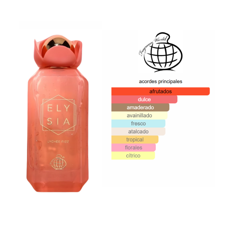 FRAGRANCE WORLD Elysia Lychee Fizz Edp 100 ml Mujer - Imagen 3