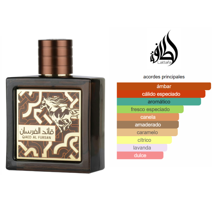 LATTAFA Qaed Al Fursan Untamed 90ml Edp Unisex - Imagen 3
