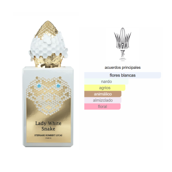 STEPHANE HUMBERT LUCAS Lady White Snake 50ml Edp Unisex TESTER - Imagen 3