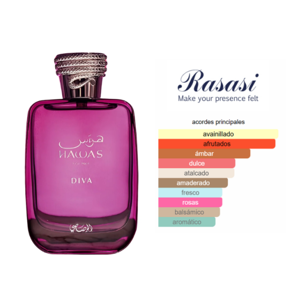 RASASI Hawas Diva Edp 100 ml Mujer - Imagen 3