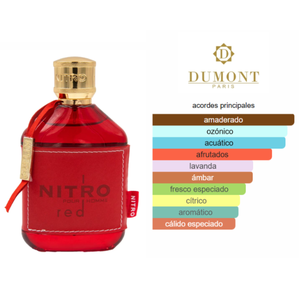 DUMONT Nitro Red Edp 100ml Hombre - Imagen 3